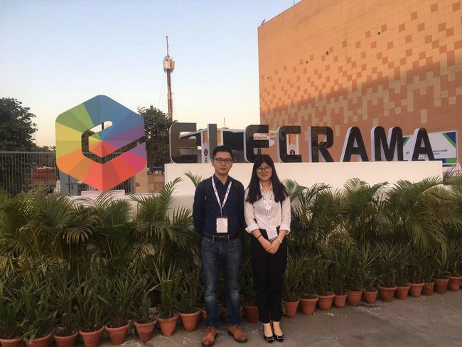 pg电子参加2018印度电力电工展