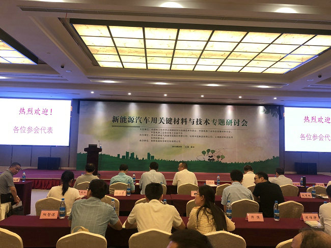 pg电子参加新能源汽车关键材料与技术专题研讨会